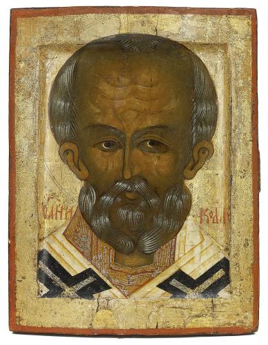 Saint Nicholas the Wonderworker Russian circa 1500