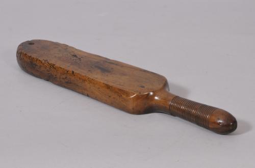S/2827 Antique Treen 19th Century Lignum Vitae Bung Hammer