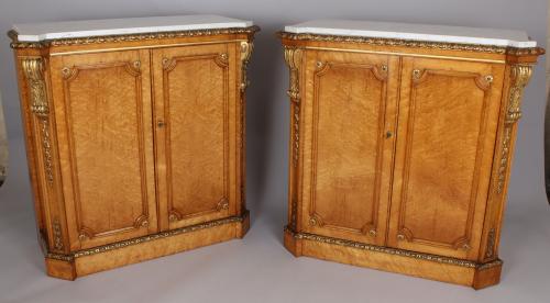 Fine pair side-cabinets in the manner of Holland & Sons