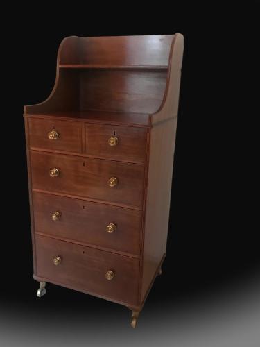 A Rare George III Mahogany Chest of Drawers