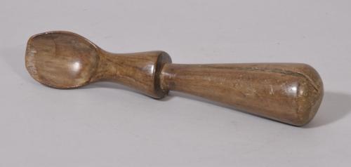 S/2918A Antique Treen 19th Century Olive Wood Pestle