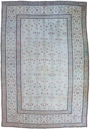 Antique Agra carpet