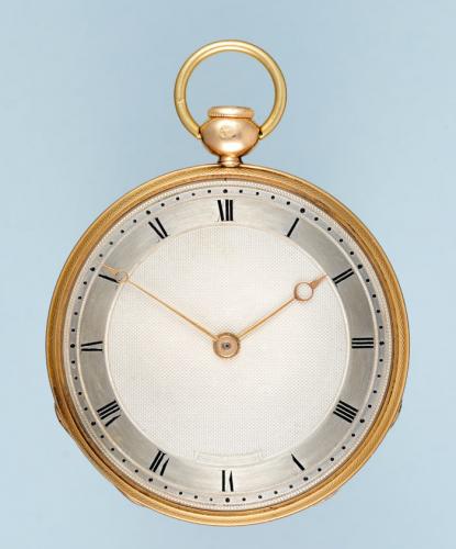 Gold Quarter Repeating French Cylinder Pocket Watch