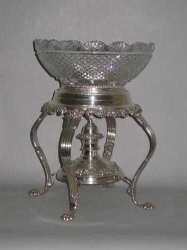 OLD SHEFFIELD PLATE SILVER EPERGNE. CIRCA 1825