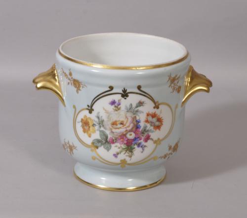S/3117 Antique Early 20th Century Limoges Porcelain Jardiniere