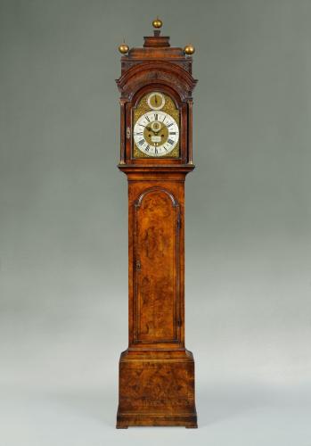 George II Walnut Longcase Clock by James Blackborow, London