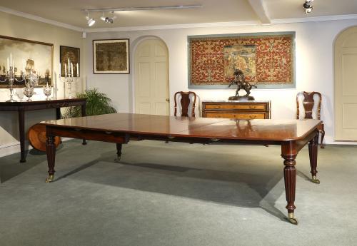 19th century large dining table 