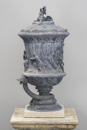 A Rare 18th century English Lead Vase