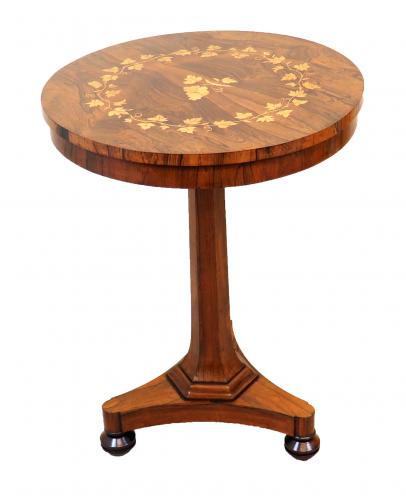 19th Century Rosewood Circular Lamp Table