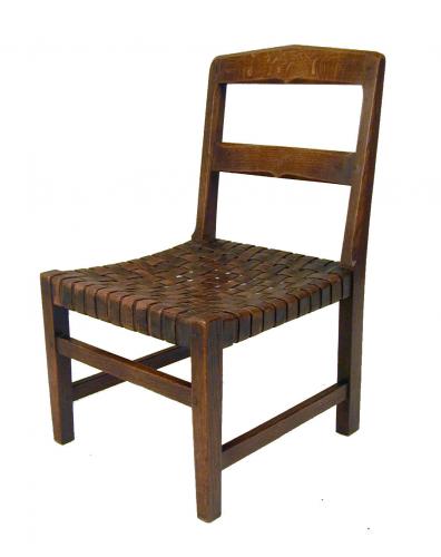 Arts & Crafts Oak Nursing Chair 