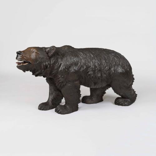 Large Black Forest Carving of a Bear