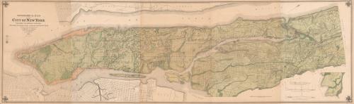 Egbert Ludovicus Viele: "Topographical Atlas of the City of New York including the Annexed Territory, Showing original water courses and made land."