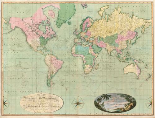 William Heather: "A New Chart of the World on Mercator's Projection"