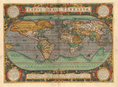 Abraham Ortelius: "Typus Orbis Terrarum"