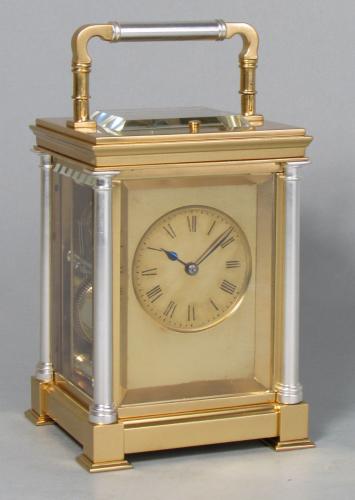 Delépine-Barrois striking carriage clock