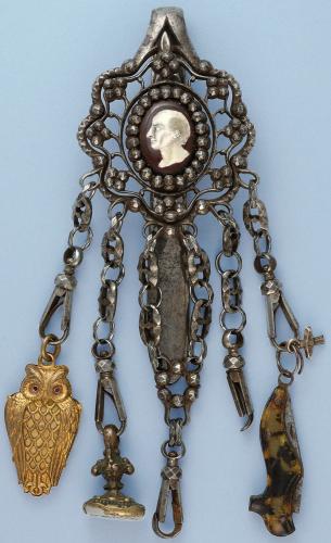 Cut Steel Chatelaine and Accessories