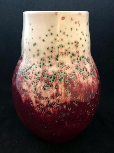 Ruskin High Fired Vase