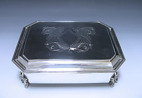 SJ Phillips silver  Dressing Table – Jewellery Box1917