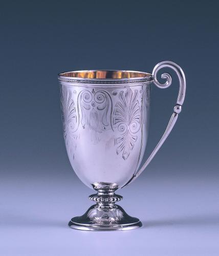 George Angell Victorian Silver Childs Mug