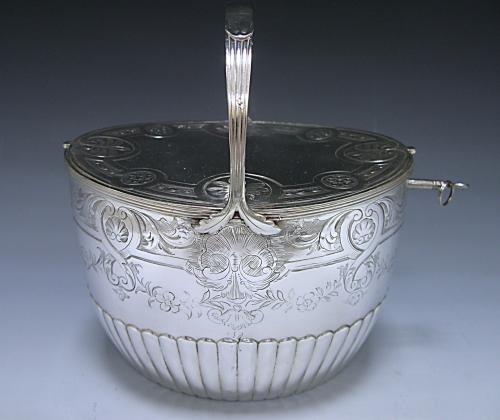 John Scofield Georgian silver tea caddy 1797