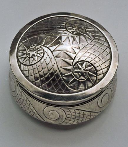 HENRI HAMM 1871-1961 Art Nouveau Silver Box