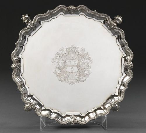 An Important George II Silver Salver