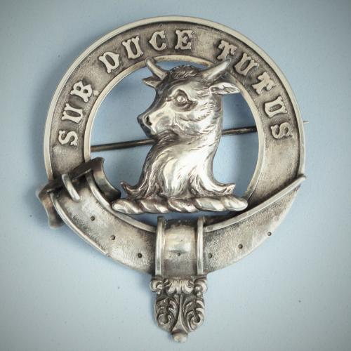 MYTTON of Shipton Antique Silver Clan Badge