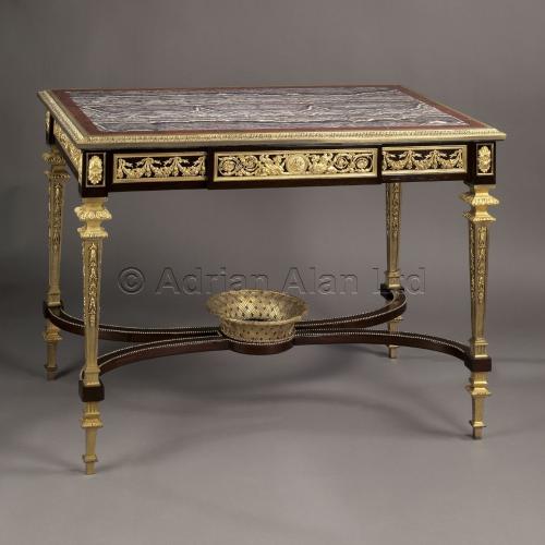 Louis XVI Style Gilt-Bronze Mounted Centre Table ©AdrianAlanLtd