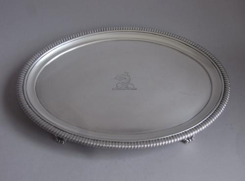 A very fine George III Salver made in London in 1803 by Crouch & Hannam
