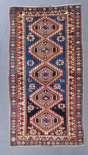 Antique Caucasian Shirvan Long Rug