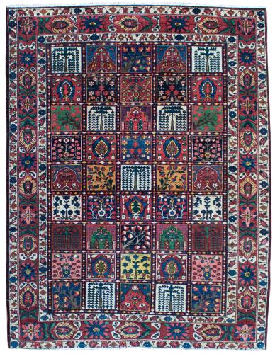 antique Baktiari rug