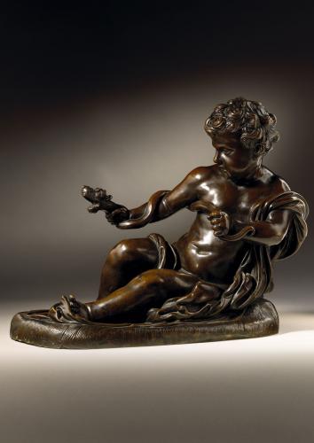 Italo / French, late 17th century The Infant Hercules Wrestling a Snake