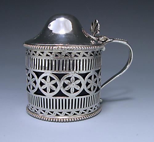 Georgian silver Mustard pot William Stephenson 1780