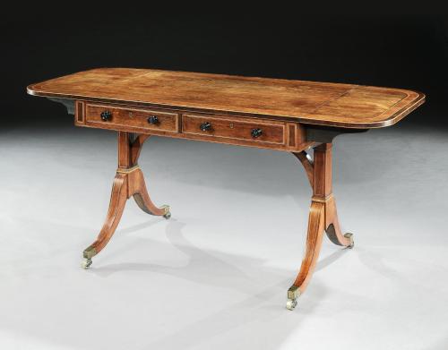 18th CenturySheraton/ Regency Period Rosewood Sofa Table