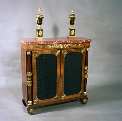 Fine Pure Regency Period Rosewood and Ormolu Mounted Cabinet