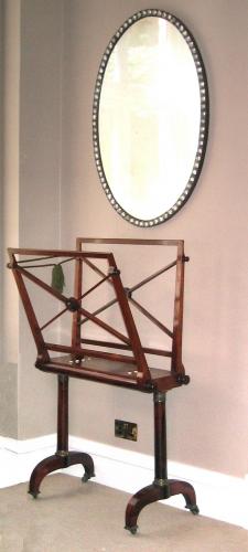 English Regency Rosewood Folio Stand in the Empire Manner