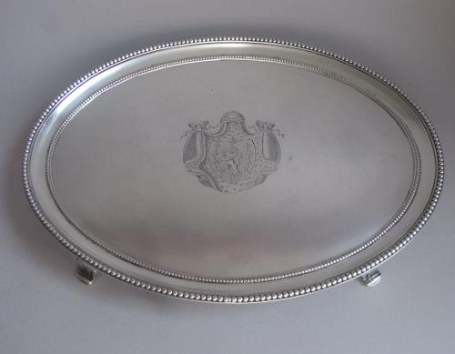 A very fine George III Salver made in London in 1784 by Daniel Smith & Robert Sharp