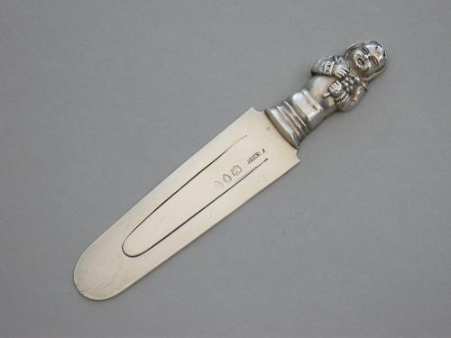 Victorian Silver Baby Bookmark