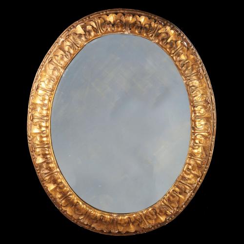 A Mid 19th Century Giltwood Mirror