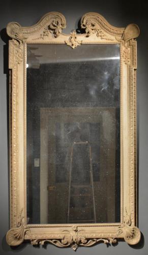 A George II Palladian mirror retaining it's original painted finish