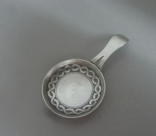 A rare George III "Frying Pan" Caddy Spoon made in Birmingham in 1809 by William Pugh