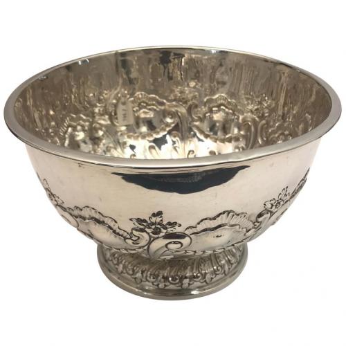 Antique sterling silver bowl