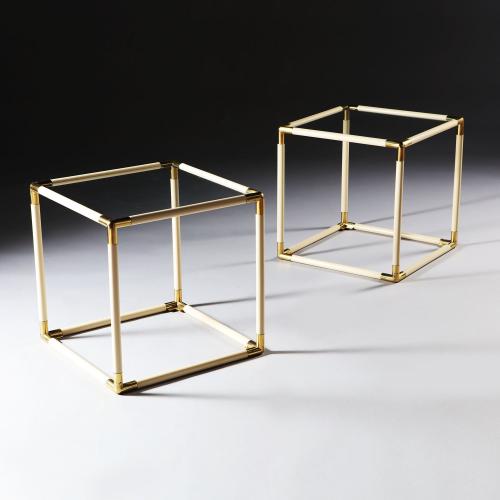 A Pair of Italian Cube Tables