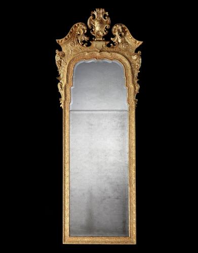 A George I Giltwood Pier Mirror