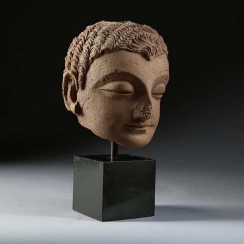 A Fine Gandhara Stucco Head