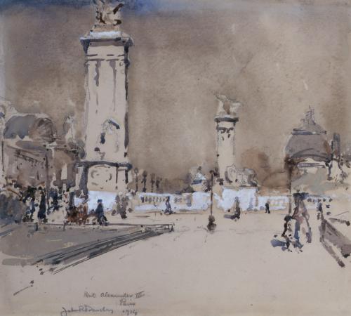 Pont Alexander III, Paris, John Rankine Barclay (1884-1962)