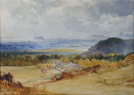 Edinburgh from the Braids, John Blair (1850-1934)