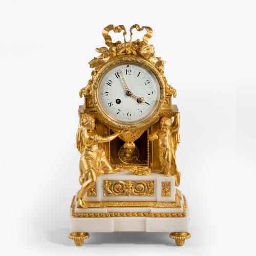 Belle Époque Mantle Clock by Samuel Marti