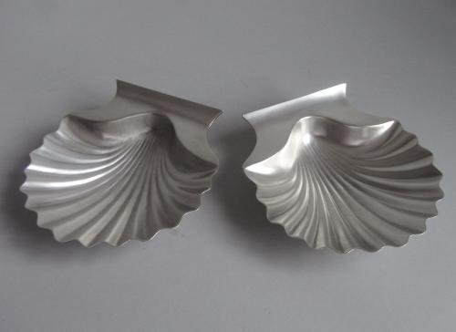 A pair of George III Butter Shells made in London in 1807 by John Emes