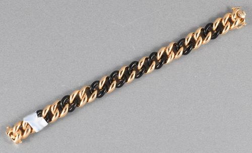 Enamel 18ct Gold 1980/90s Bracelet